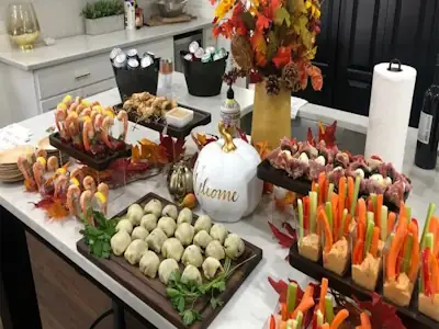 Corporate event catering setup - Twisted Flour & Sugar catering Christchurch